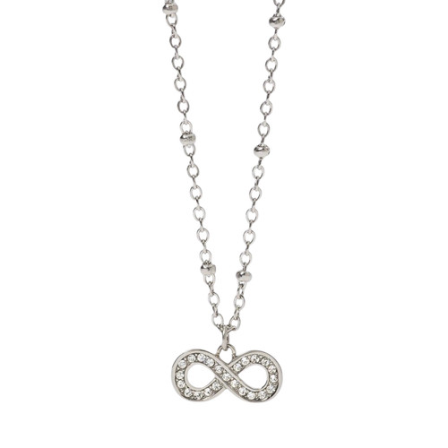 Collana acciaio con - collana,