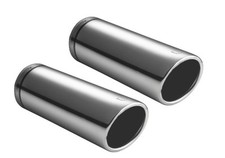 Tubo Finale Tubo Doppio Cappa di Scarico Terminale Scarico per VW Golf 6 Cabrio