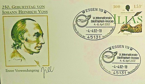 Germania buste annullo 2002 - annullo,