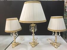 TRIS DI LUMI ORO IN OTTONE E