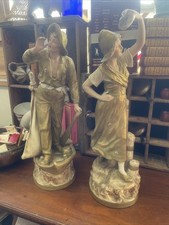 Antica grande coppia statue