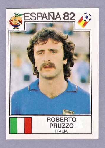 Roberto pruzzo figurine panini - roberto,