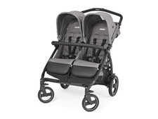 Peg Perego Book For Two Passeggino Gemellare leggero COMPLETO + ACCESSORI