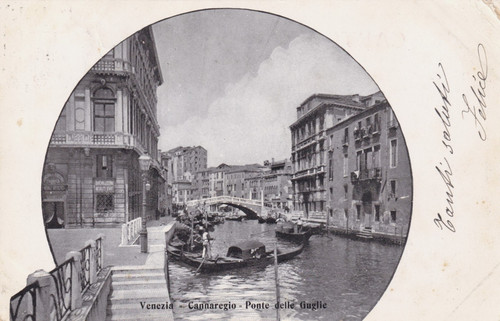 Cartolina venezia - cartolina, di