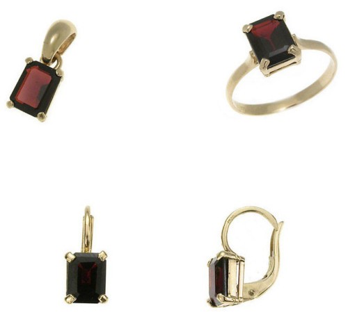 Parure gioiello oro - in, anello