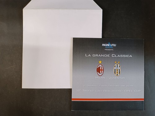 Invito cena milan juve - milan, 10