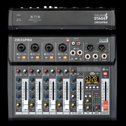 Italian stage 2mix6pro mixer - italian,