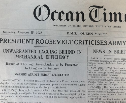 Giornale originale 1938 - ,