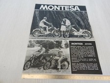 BROCHURE DEPLIANT ORIGINALE GAMMA MONTESA COTA TRIAL 247 CAPPRA ETC IN SPAGNOLO