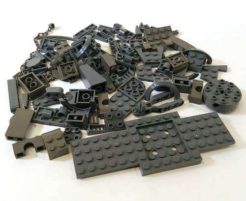 Lego grigio scuro parti lotto - scuro,