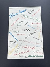 VESPA PIAGGIO 1966 VECCHIO CALENDARIO VINTAGE  OLD CALENDAR