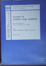 Giuliano / stein QUADERNI DI CHIMICA DEGLI ALIMENTI VOL 3 GRASSI ALIMENTARI CERE