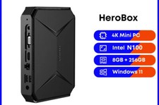 Mini PC Intel N100 UHD Grafica per Windows 11 12a Generazione 8GB RAM 256G SSD Wifi 6