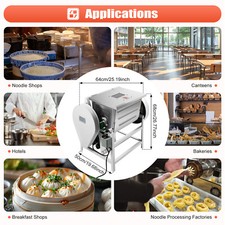 Impastatrice 1500W Impastatrice Commerciale Elettrica Frullatore Carne 110V 60HZ