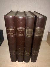 Dizionario di politica  Treccani XVIII Era Fascista 1940 IV Volumi