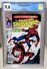 Amazing Spider-Man #361 (1992) CGC 9.6 Edicola - 1° Chiave Carnage Marvel Comics