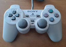 SONY CONTROLLER DUALSHOCK ANALOG ORIGINALE PS1 PSone PSX PS2 JOYPAD COME NUOVO