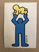 POSTCARD KEITH HARING 1991