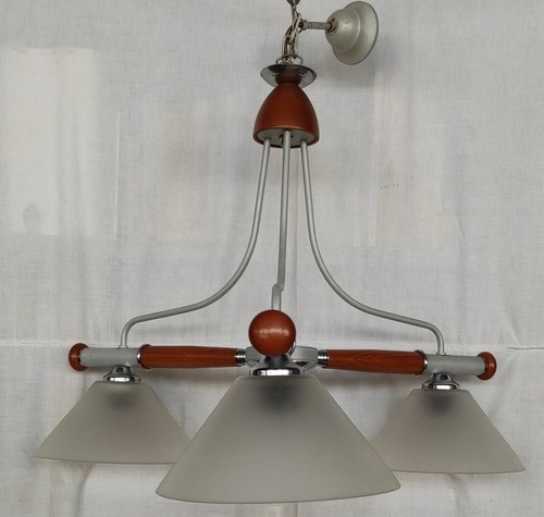 Lampadario bilanciere legno - in,