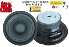 WOOFER 165 mm 80W RMS 8 Ω COPPIA 2 PEZZI Sound Quality MSRSP439