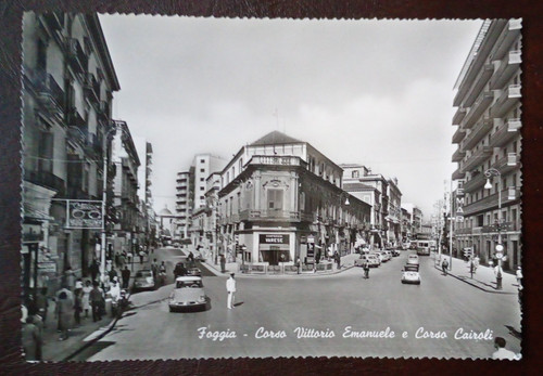 Cartolina foggia corso - cartolina,