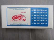 1:43 REPLICHE AUTO A.R. 47 1937 MORGAN F.2 KIT METALLO BIANCO/RUOTE INCISE