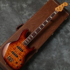 Usato Fender American Deluxe Jazz Bass Flame Maple Top Sunburst 2002