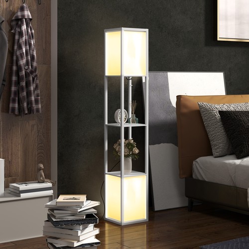 Homcom lampada terra - lampada, da