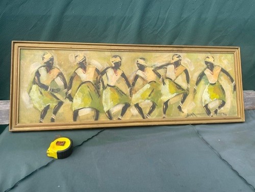 Artista africano retrò olio
