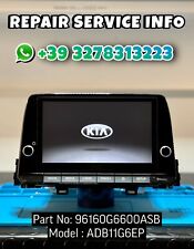 96160-G6600ASB SERVIZIO DI RIPARAZIONE TOUCH SCREEN RADIO KIA CON GARANZIA 1ANNO