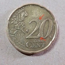 MONETA 20 EUROCENT CENTESIMI