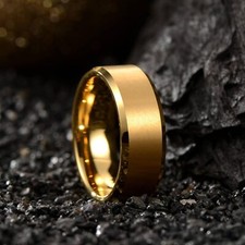 Anello uomo moda 8 mm fascia