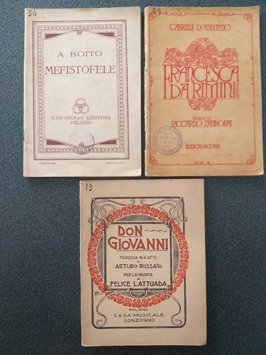 Libretti opera lirica uno - di,