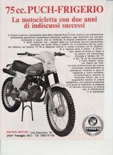 advertising Pubblicità -MOTO PUCH FRIGERIO 75 cc  1978-REGOLARITA ENDURO VINTAGE