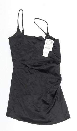 Vestito donna zara nero misto - zara,