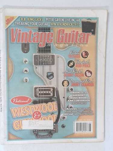 Vintage guitar magazine june - magazine,