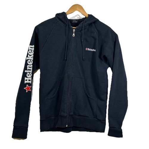 Felpa heineken nera full - full, zip