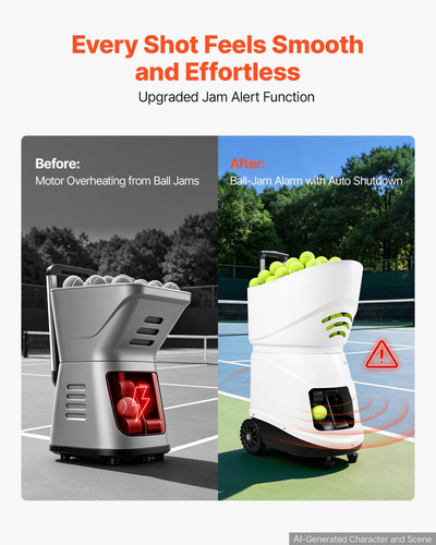 Vevor macchina palla tennis - da,
