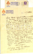 1940 CORTINA D'AMPEZZO Lettera Giorgio ZAMBERLAN trasferito per affari AUTOGRAFO