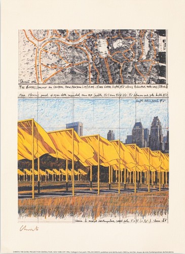 Christo the gates project - the, gates,