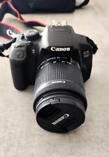 Fotocamera Reflex Canon EOS 700D Obiettivo 18-55 custodie rigida e morbida