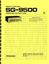 Pioneer SG-9500 Equalizzatore