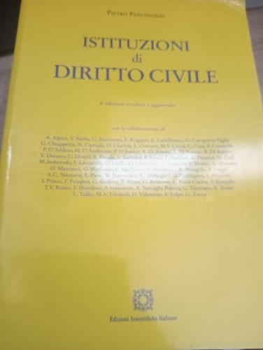Istituzioni diritto civile - di,