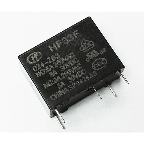 Relè 24v scambio 5pin - 5a,