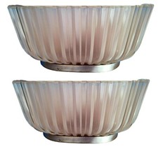 coppia di appliques lampade da