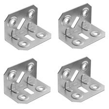 Piastrina Raccordo di Giunzione ad Angolo Squadretta Angolare Kit 50 o 100