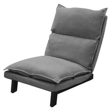 Sedia da pavimento grigio