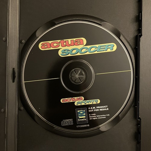 Gioco actua soccer rom - soccer, cd-rom