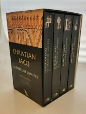 Christian Jacq La Pierre De Lumiere 5 Book Set