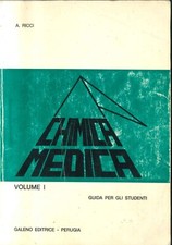CHIMICA MEDICA 1  MARIO RIPPA guida per gli studenti, Galeno perugia 1976